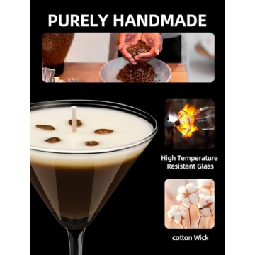 Espresso Martini Candle - Aromatherapy Gift for Coffee Lovers