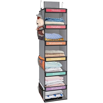 Fixwal Kids 6-Shelf Closet Organizer for Easy Mornings