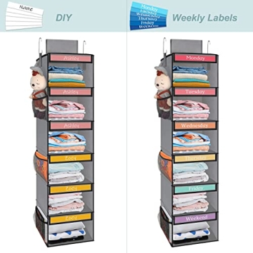 Fixwal Kids 6-Shelf Closet Organizer for Easy Mornings