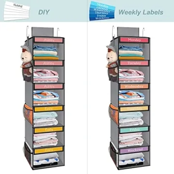 Fixwal Kids 6-Shelf Closet Organizer for Easy Mornings