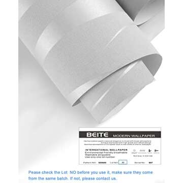 Modern Non-Woven 3D Wallpapers, Pattern Environmental Protection Wallpaper for Bedroom, Living Room, Kitchen and Bathroom Walls, (Need Glue and Wallpaper Powder)