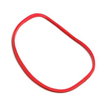 JAM PAPER Colorful Rubber Bands - Size 33 - Red Rubberbands - 100/Pack