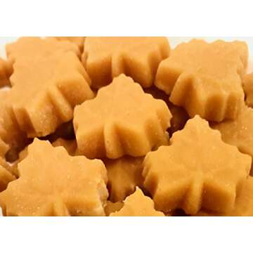 Barred Woods Maple Pure Vermont Organic Maple Candy - 6.5 oz Gift Box Maple Leaf Candy - Maple Sugar Candy