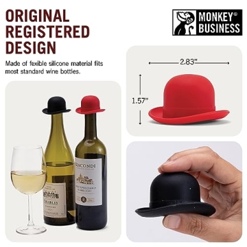 Charming Silicone Wine Stopper for Fresh Wine Sealing