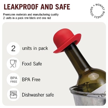 Charming Silicone Wine Stopper for Fresh Wine Sealing