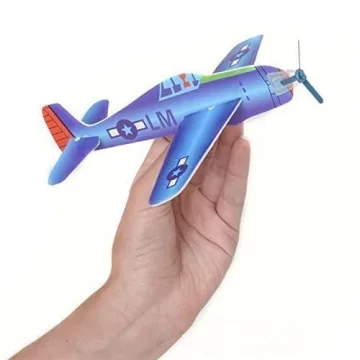 Rhode Island 8 Inch Flying Glider Plane Set of 12