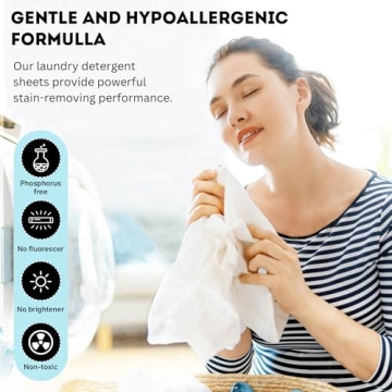 ECO ROOTS Laundry Detergent Sheets 64 Loads Eco-Friendly