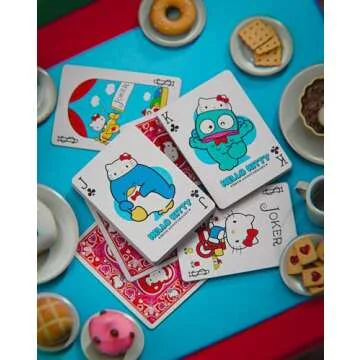 Bicycle Hello Kitty Playing Cards, Limited Edition Hello Kitty 50th Anniversary, 1 Deck