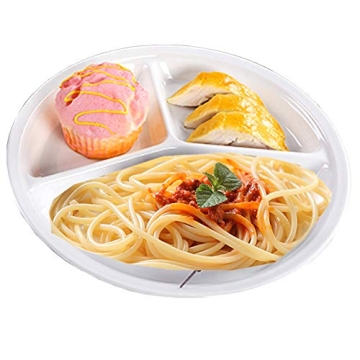 Eco-Friendly AIYoo Divided Plates 4 Pack - Perfect for Meals