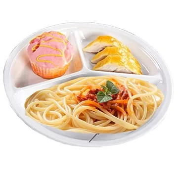 Eco-Friendly AIYoo Divided Plates 4 Pack - Perfect for Meals