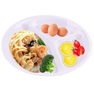 Eco-Friendly AIYoo Divided Plates 4 Pack - Perfect for Meals