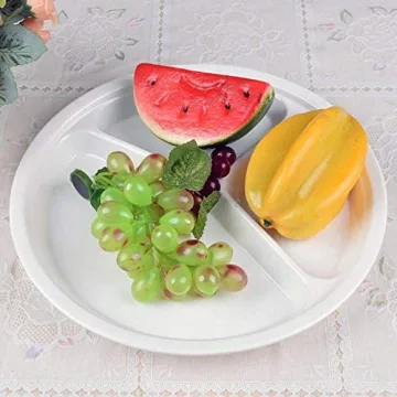 Eco-Friendly AIYoo Divided Plates 4 Pack - Perfect for Meals