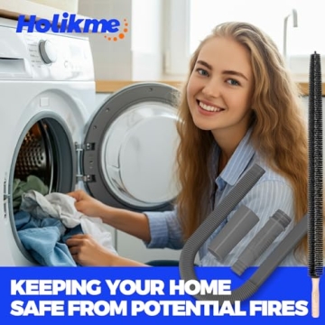 Holikme Dryer Vent Cleaner Kit Efficient Lint Removal Tool