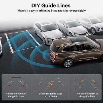 AMTIFO A23 Backup Camera with 7-Inch Monitor for Trucks