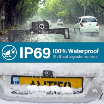 AMTIFO A23 Backup Camera with 7-Inch Monitor for Trucks