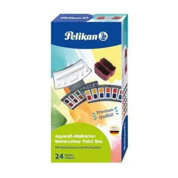 Pelikan Watercolor Paint Set - 24 Color Vibrancy