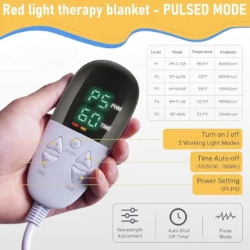Whole Body Red Light Therapy Mat for Pain Relief and Relaxation