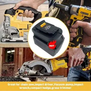 EID Battery Adapter for Dewalt Tool to for Milwaukee M18 18V Battery, MIL18DL Converter for DW 20V Max XR Li-ion Tool Use, Replace for DCB200 (Adapter Only)
