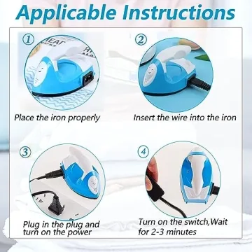 GoLashFun Mini Craft Iron, Portable Heat Press Machine
