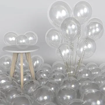Premium Clear Balloons 151PCS for Party Decoration