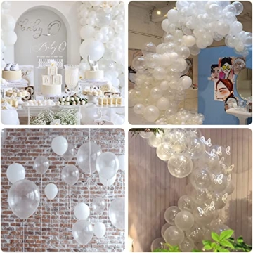 Premium Clear Balloons 151PCS for Party Decoration