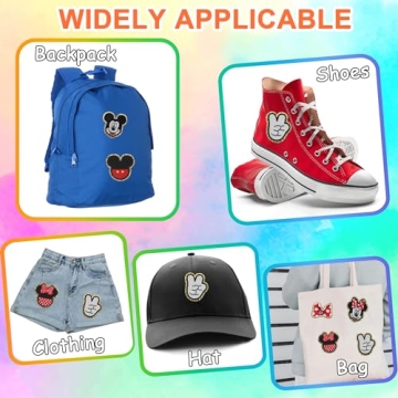 Cute Mouse Clothing Patches - 6PCS Iron On Emblem Set