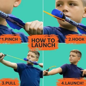 Rocket Howler Kids Toy Launcher for Outdoor Fun 8+