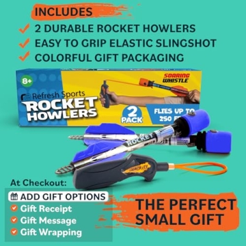 Rocket Howler Kids Toy Launcher for Outdoor Fun 8+