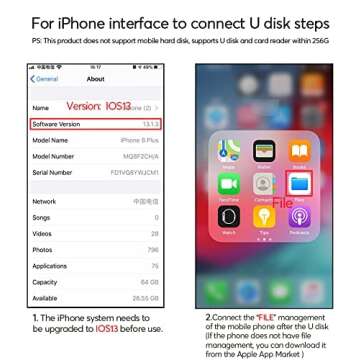 HUI 5 in 1 Lightning Type-c OTG Camera SD TF USB C Memory Card Reader Adapter for Phone/Pad/Android/Mac/Computer/Camera/MacBook, Supports SD/Micro SD/SDHC/SDXC/MMC and USB OTG