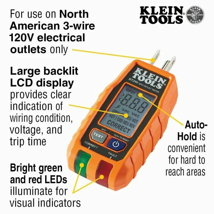 Klein Tools Outlet Repair Kit: GFCI & Voltage Tester
