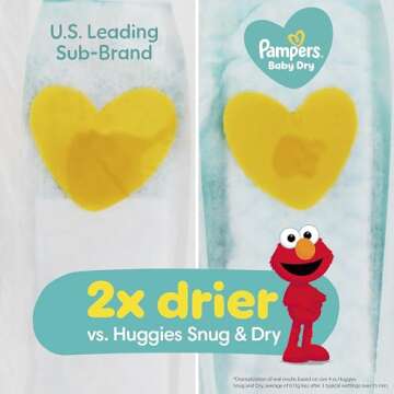 Pampers Baby Dry Diapers Size 2 - 234 Count for Comfort