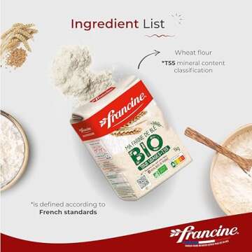 Authentic French Organic Wheat Flour for Perfect Baking