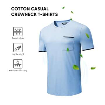 Shop JMIERR Men's Comfort Crewneck T-Shirts 3 Pack