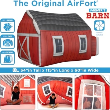 AirFort - Inflatable Play Tent for Kids, Fun & Safe