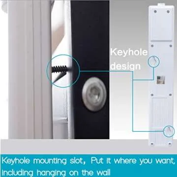 KMC 6-Outlet Surge Protector Power Strip, 2-Pack, 1200 Joules, 6ft Cord, Adapter Spaced Outlet, Overload Protection, White