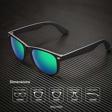KALIYADI Polarized Sunglasses 3 Pack for Stylish Protection