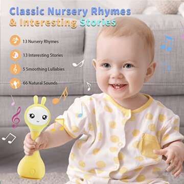 alilo Smarty Baby Audio Player - Colorful Educational Sounds & Stories for Infants