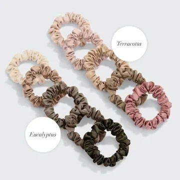 Kitsch Silk Scrunchies No Crease All Hair Types Terracotta