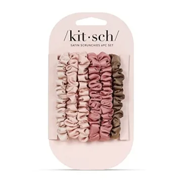Kitsch Silk Scrunchies No Crease All Hair Types Terracotta