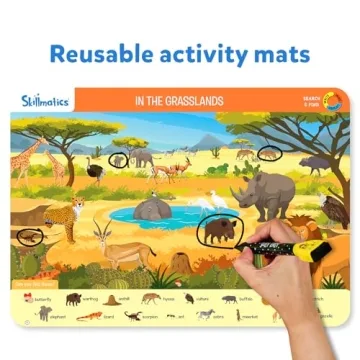 Skillmatics Educational Activity Mats for Kids Age 3-6