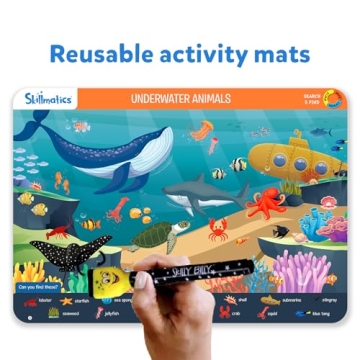 Skillmatics Educational Activity Mats for Kids Age 3-6