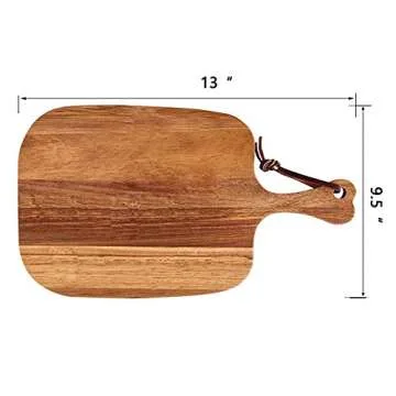Premium Acacia Wood Cutting Board for Kitchen Prep