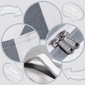 Wekapo XX-Large Stuffed Animal Storage Bean Bag Chair Gray