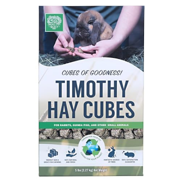 Nutritious Timothy Hay Cubes for Small Pets | 100% Natural