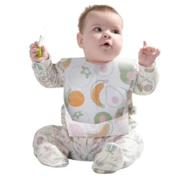 SUNVENO Disposable Baby Bibs for Easy Cleanup