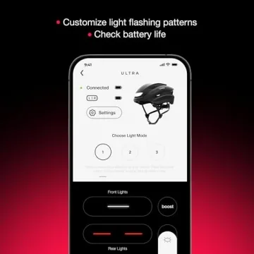 Lumos Ultra Smart Helmet with LED Lights and Turn Signals