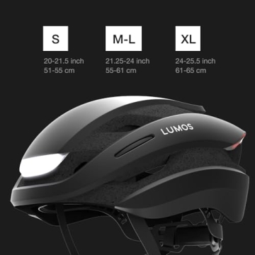 Lumos Ultra Smart Helmet with LED Lights and Turn Signals