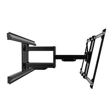 Kanto PMX700 Pro Series Full Motion Articulating TV Wall Mount for 50" to 100" TVs | Adjustable Positioning | Integrated Cable Management | Toolless Tilt