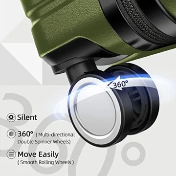 Durable BEOW 4 Piece Expandable Luggage Set for Easy Travel