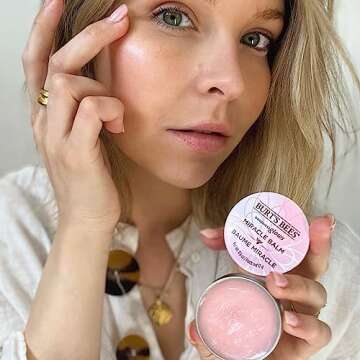 Burt's Bees 100% Natural Origin Goodness Glows Miracle Balm, Hydrates and Softens Dry Skin From Head To Toe, 0.6 Ounce Tin